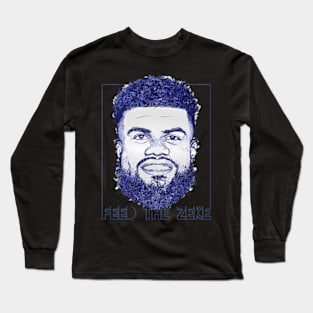 Ezekiel Elliott Dallas Beard Long Sleeve T-Shirt